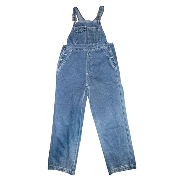 GAP Other - Vintage Gap 2002 Mens Overalls Large Straight Leg Adjustable Straps Light Wash